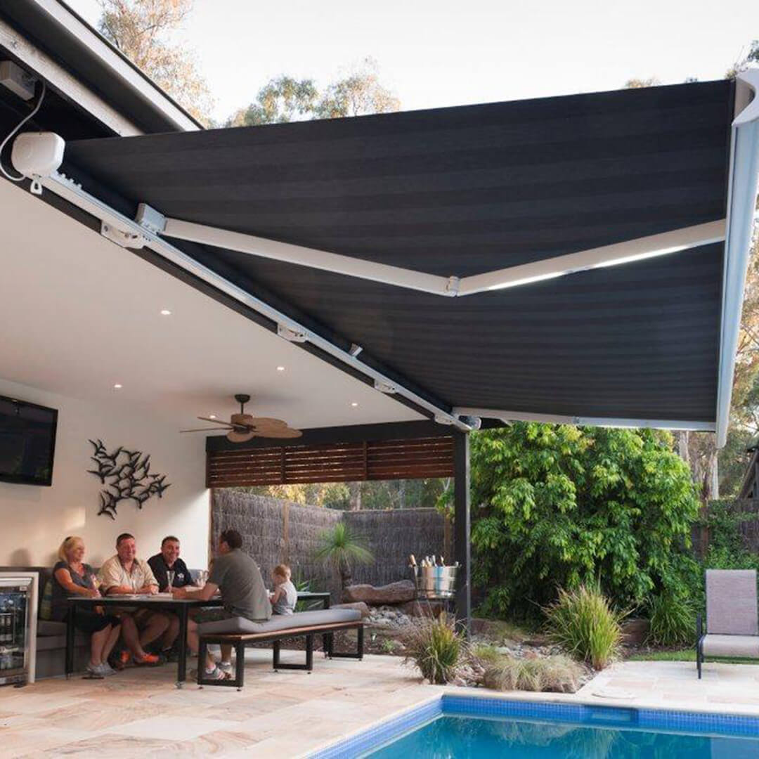 Folding Arm Awnings Melbourne Call 1800181919 Now ACA Awnings