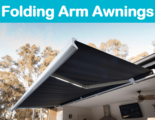 folding arm awnings Melbourne